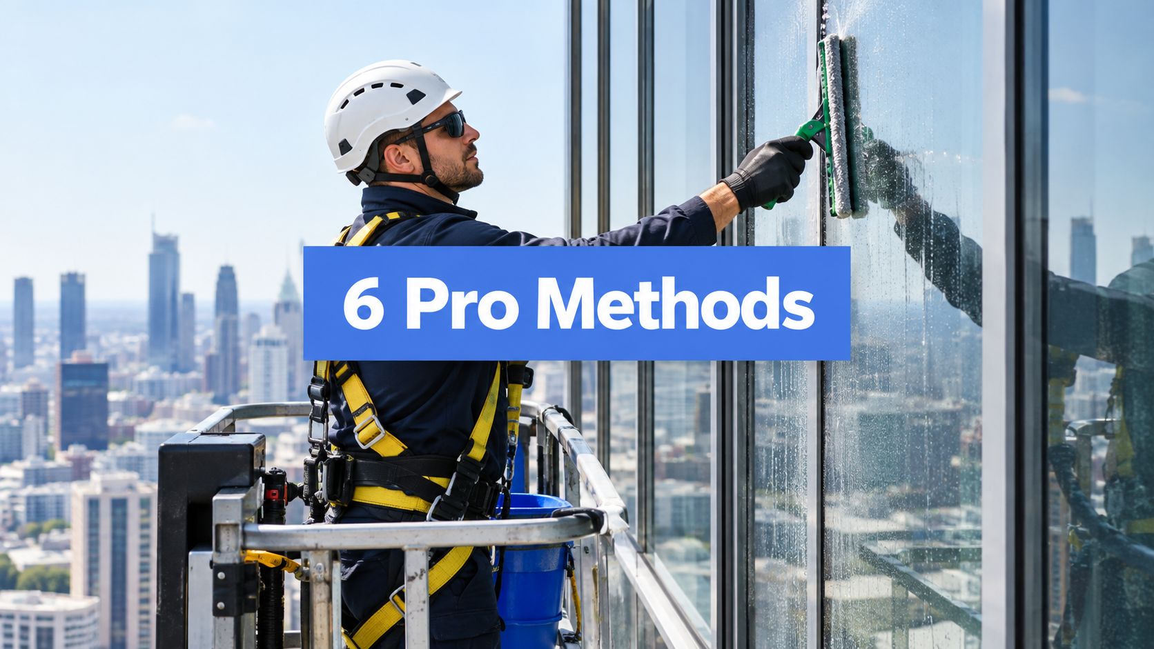 Commercial Window Cleaning Tips: 6 Pro Methods