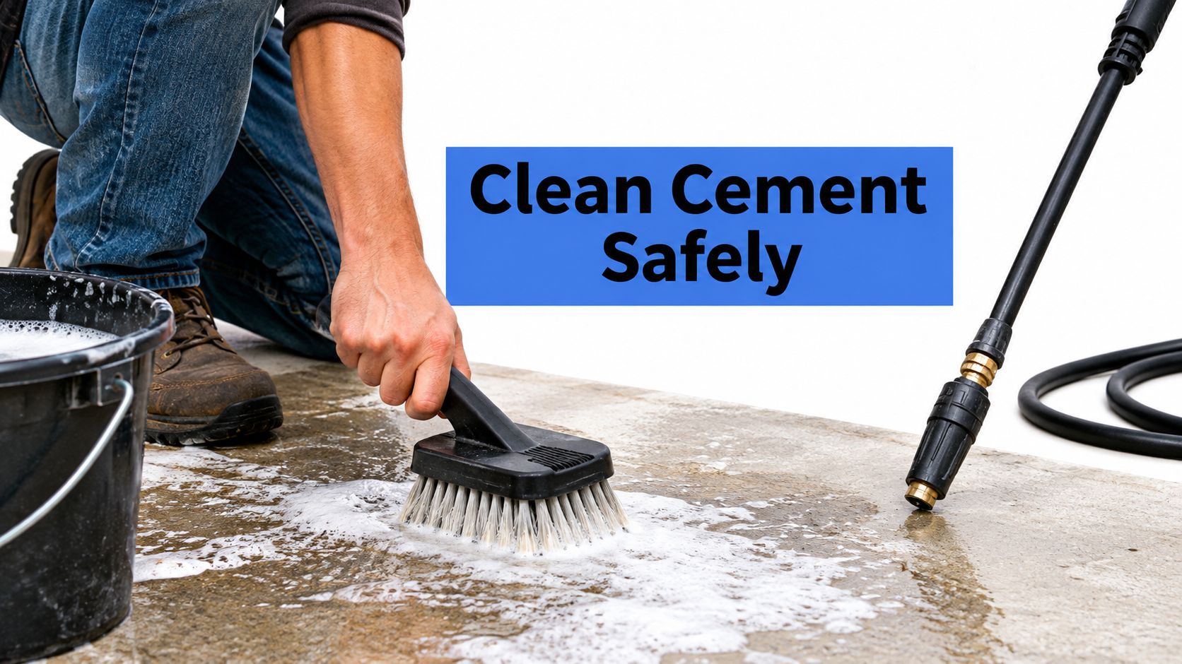 How to Clean Cement the Right Way Without Damage