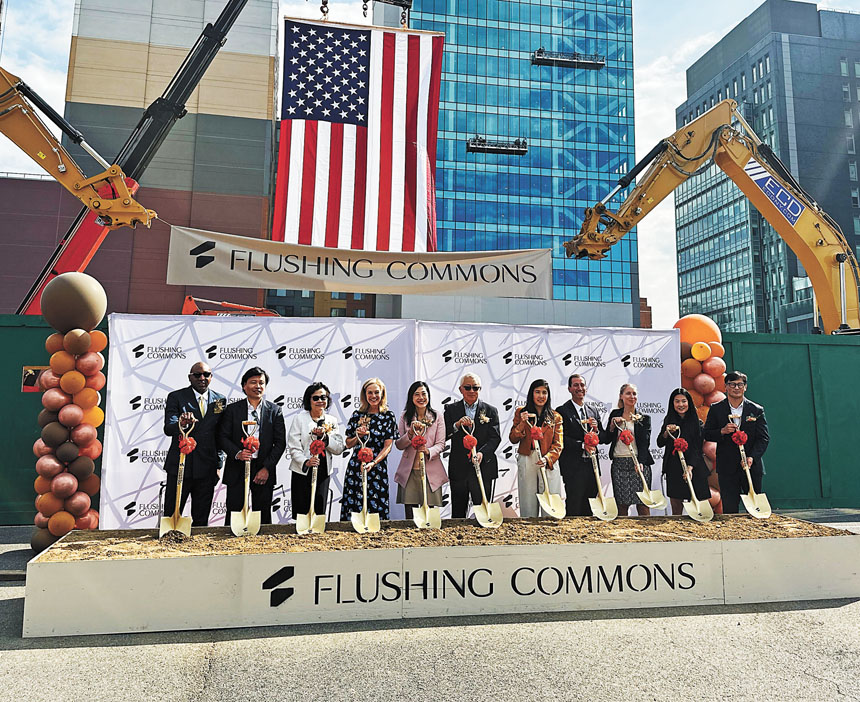 Groundbreaking ceremony.