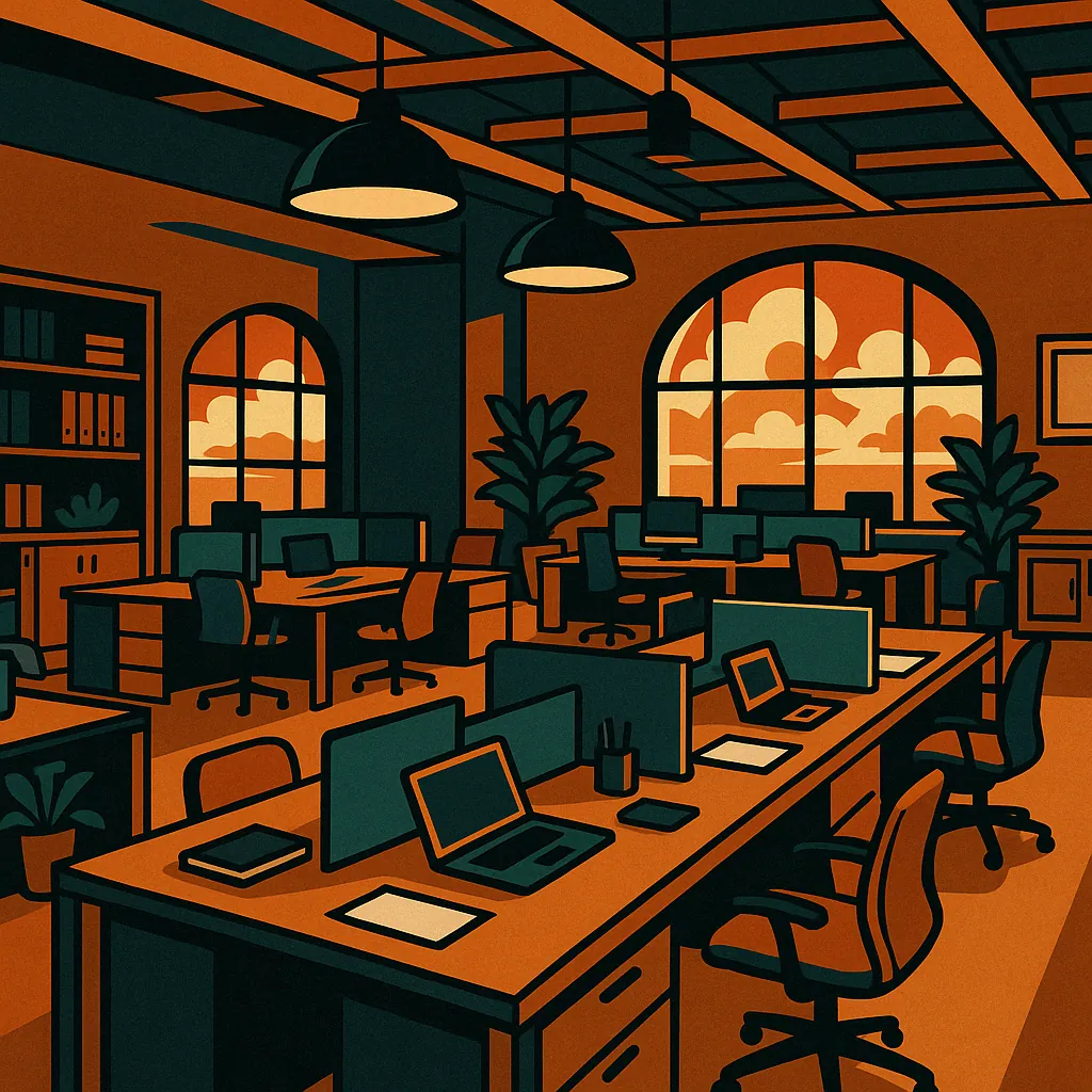 Bureaux d'une TPE accompagnée par un expert-comptable