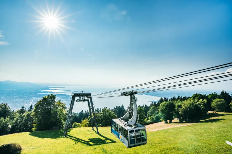 Pfänderbahn in the summer ©visitbregenz, Christiane Setz