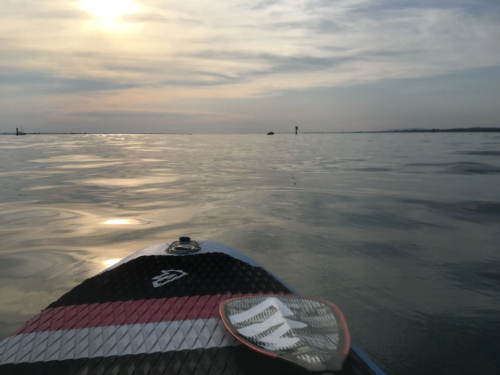 SUP on Lake Constance ©Akiko Natter-Kubo