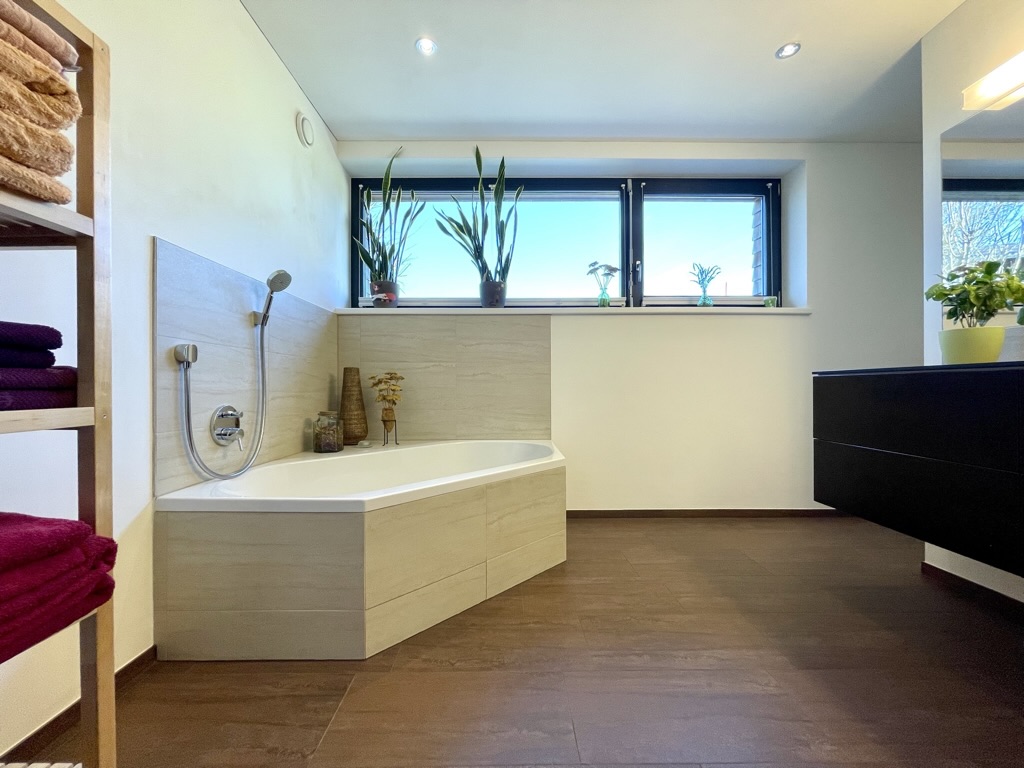 Foto: Eva Kathrein, Haralds Ferienhaus, Bathroom, Langenegg