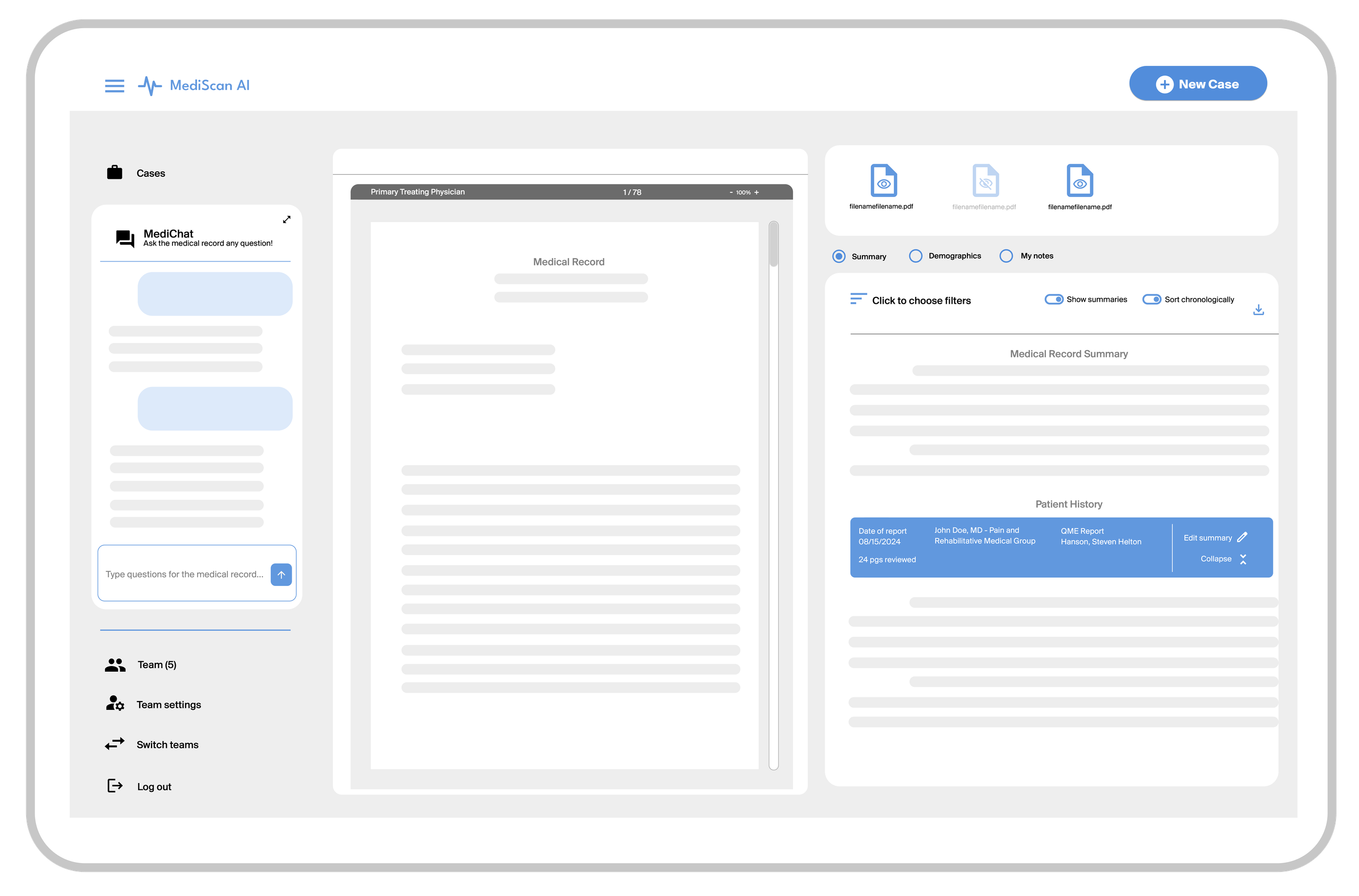 Ai medical record summaries in minutes
