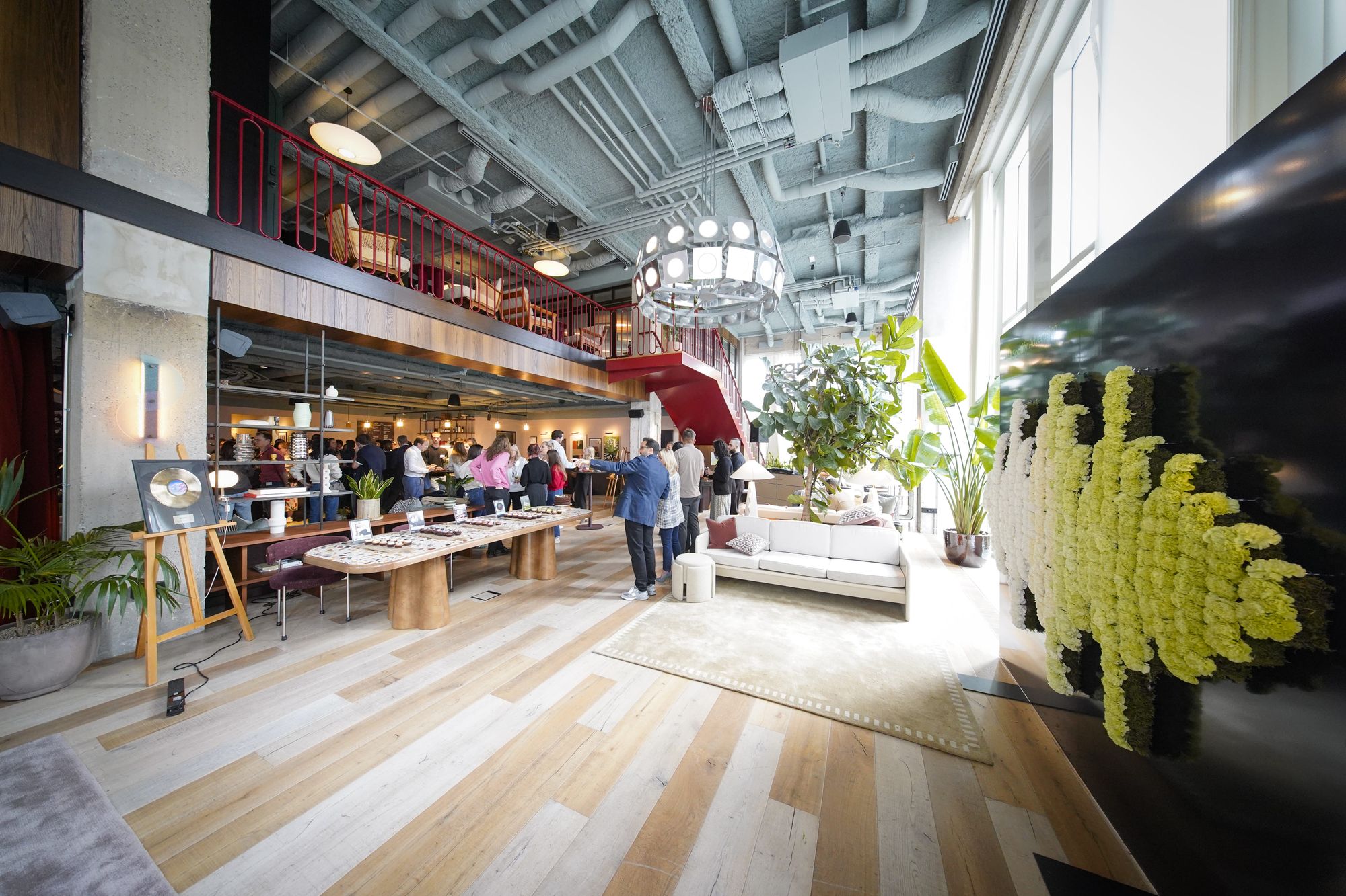 Creative venue installation at the Spotify brand activation