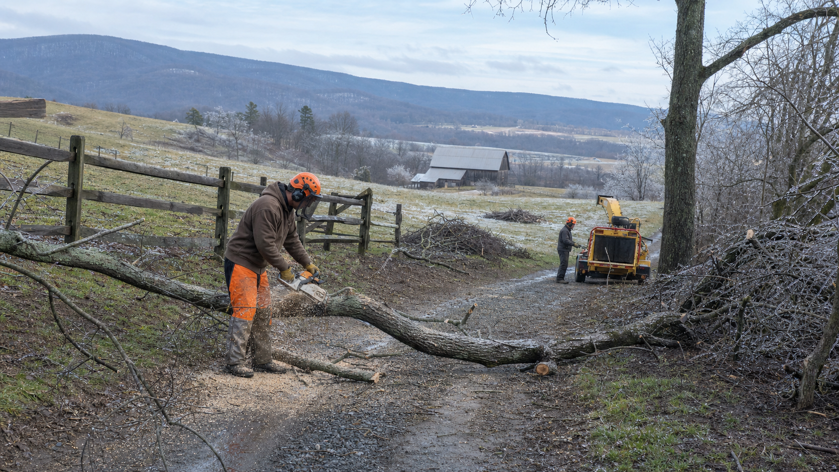 Storm Damage and Tree Removal in Timberville