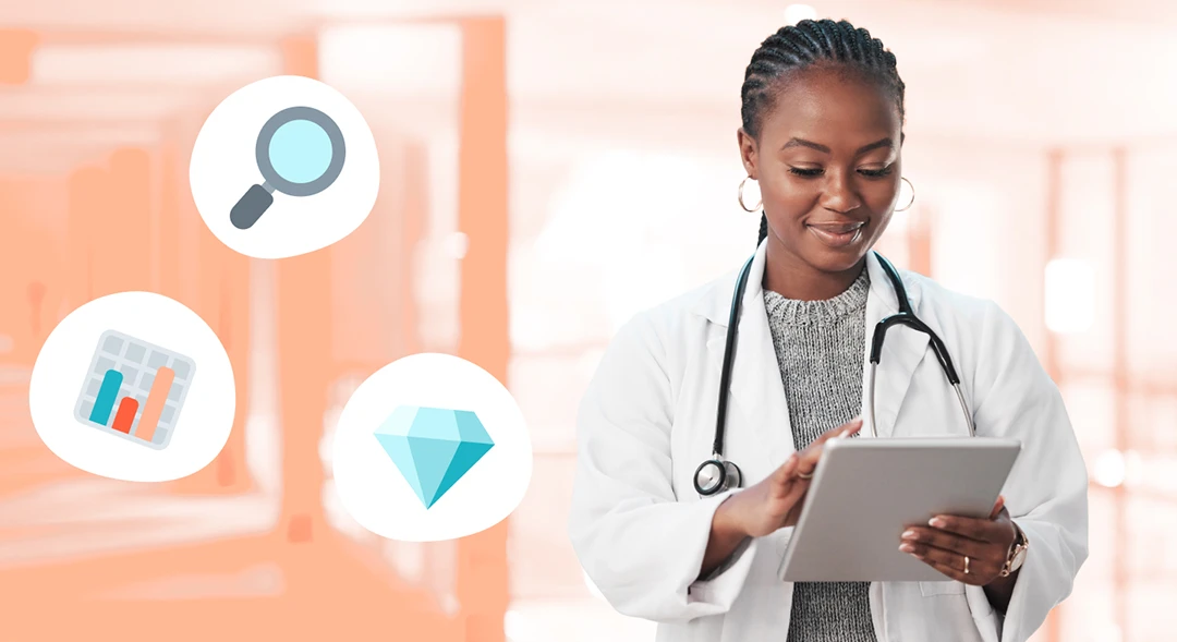 Visuel d'une personne se renseignant sur le développement profesionnel en continu