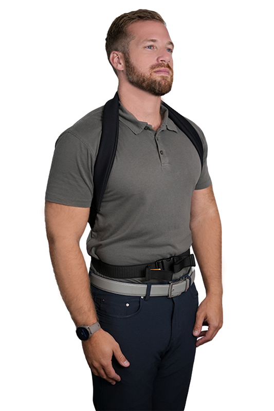 Man wearing Posture Guardian