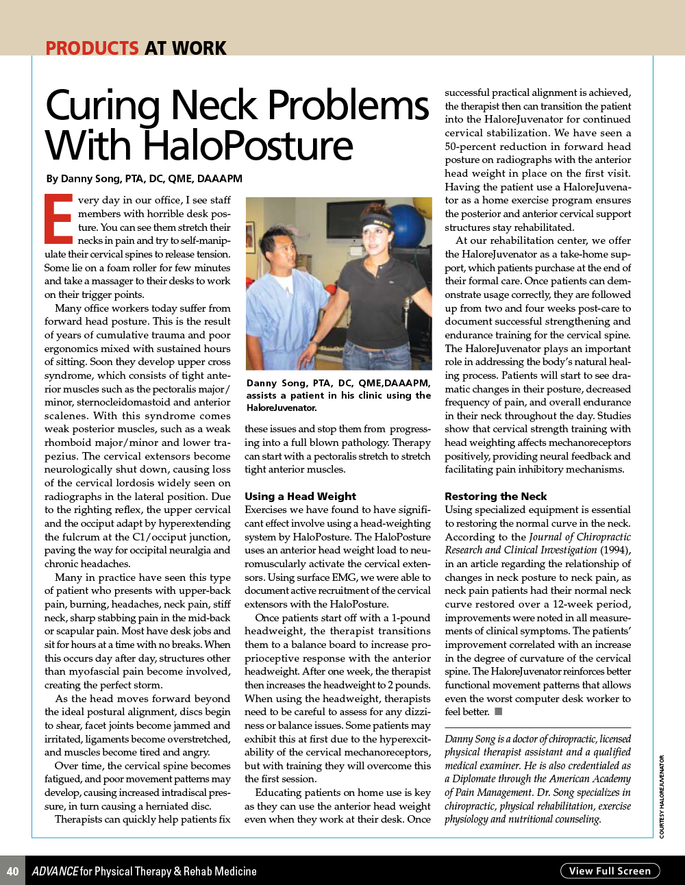 Halo Head Weighting Article