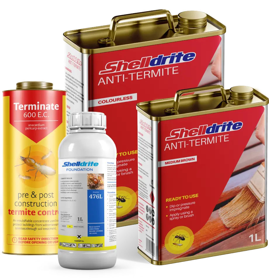 Group of Shelldrite pest control products