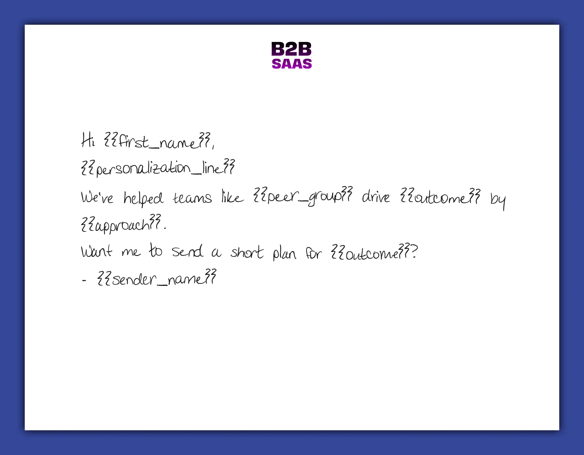 Tier 1 ABM note handwritten example