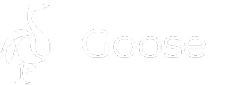 Logo blanc Goose