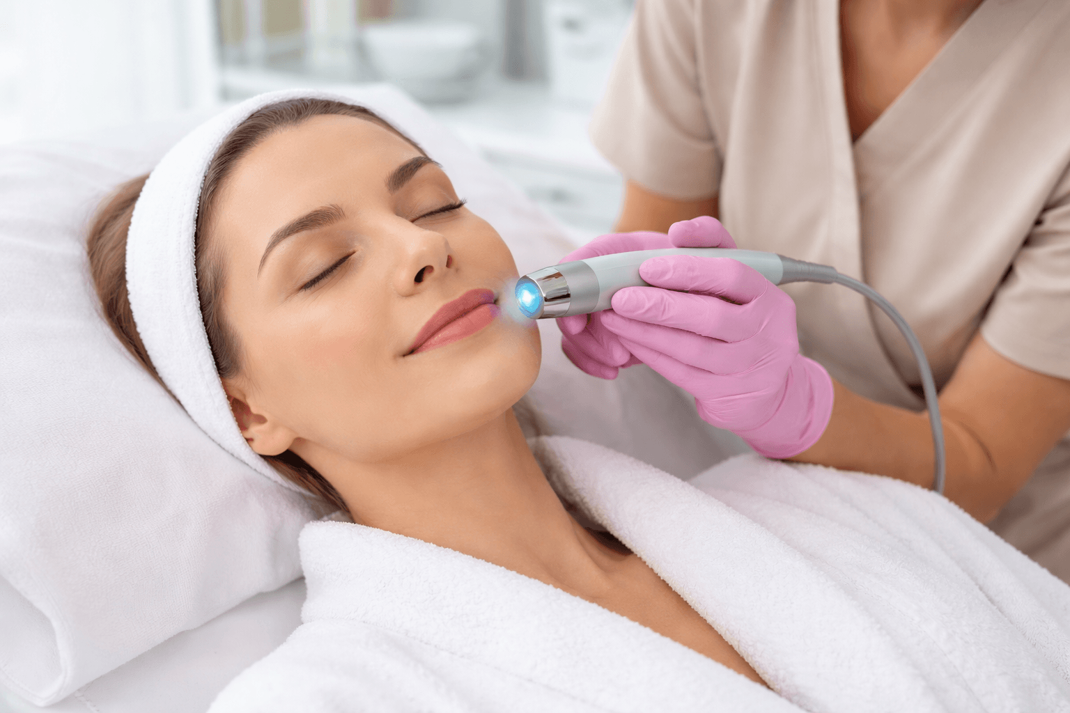 Xerf Skin Treatment procedure, improving skin texture and tone in a Pennsylvania clinic