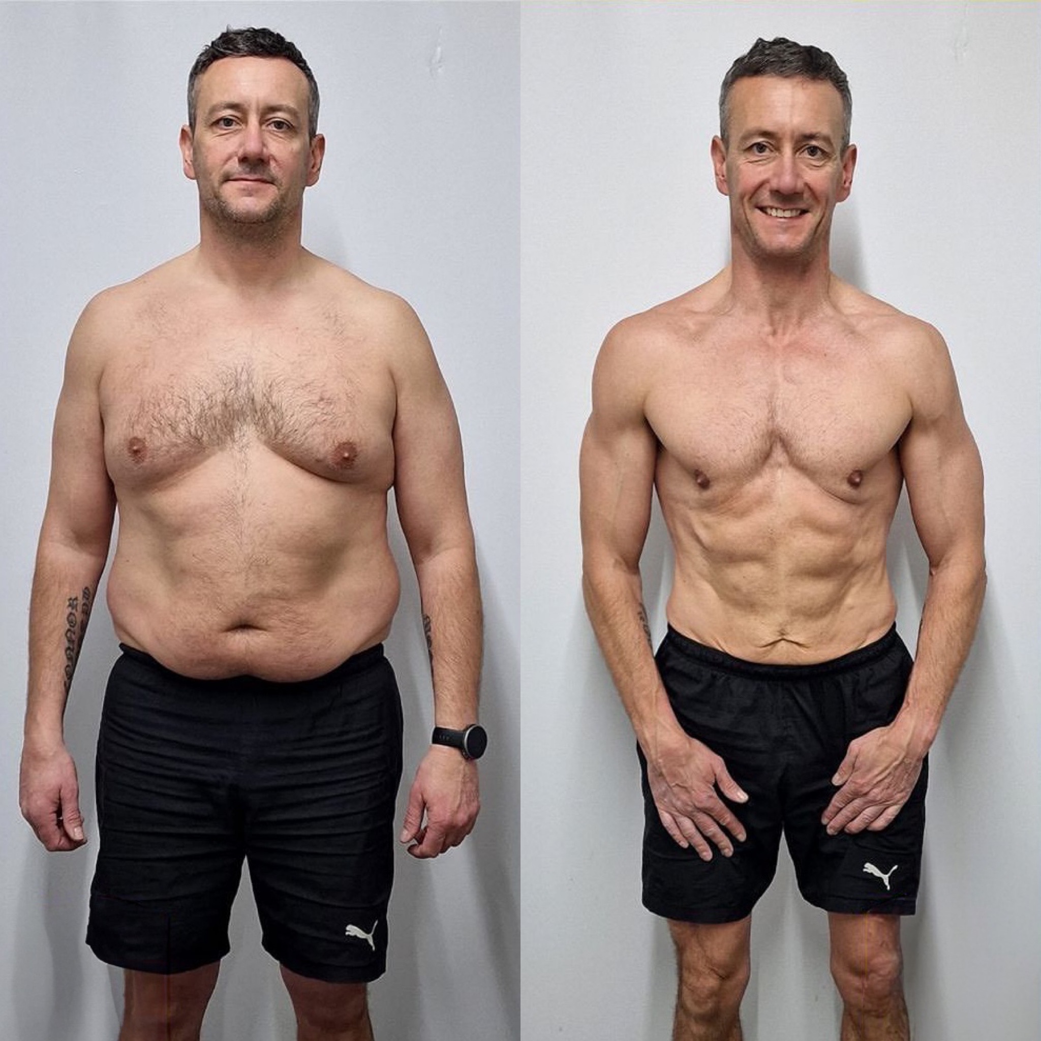 Michael before and after coaching