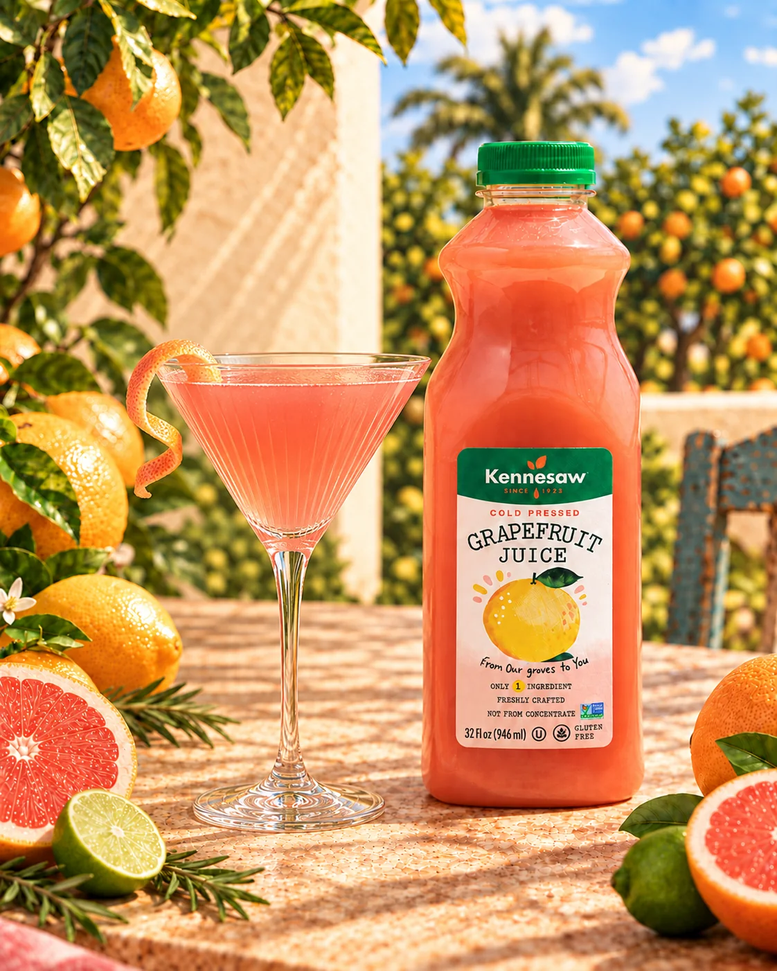 Pink Grapefruit Cosmo