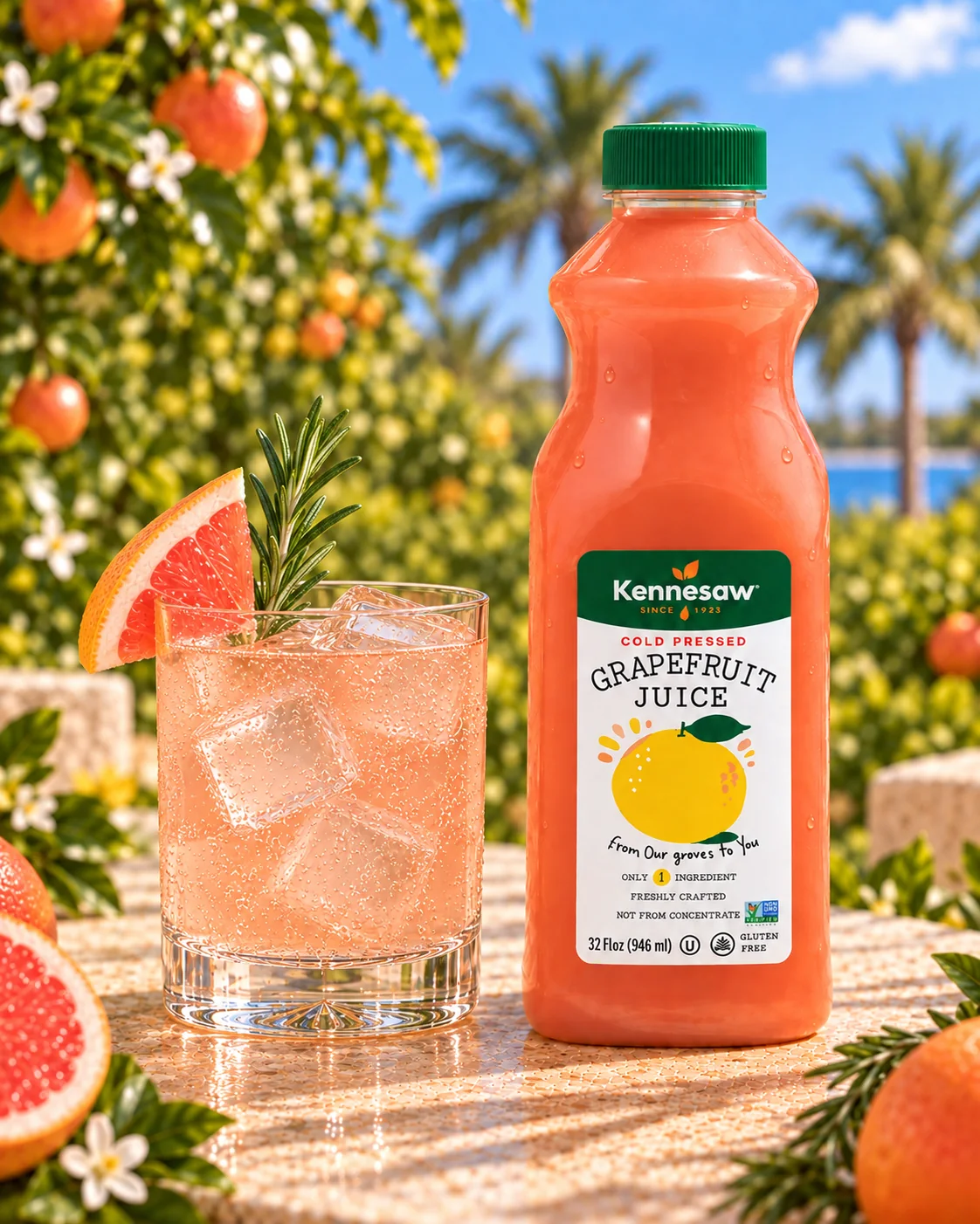 Grapefruit Rosemary Refresher