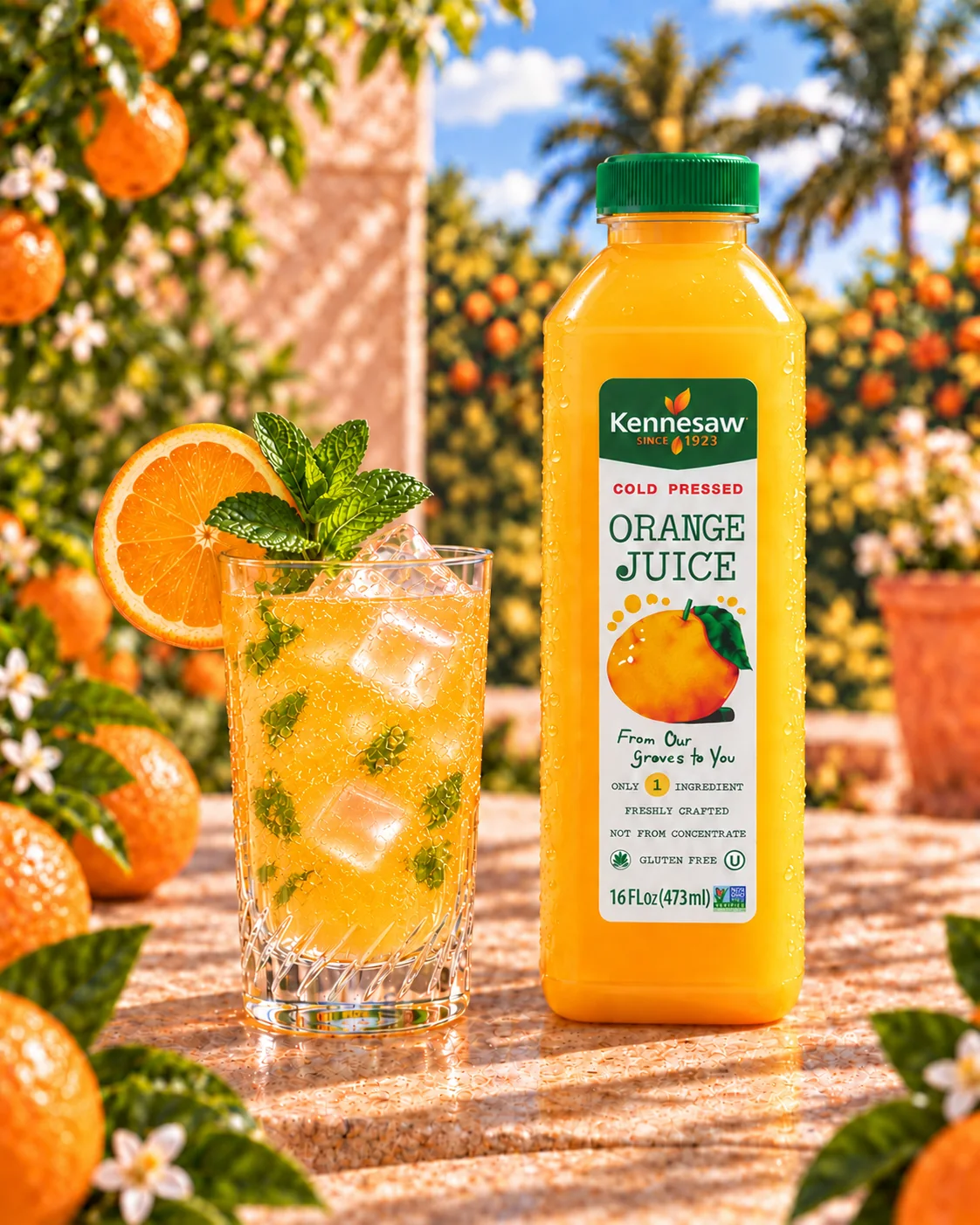 Citrus Mint Refresher