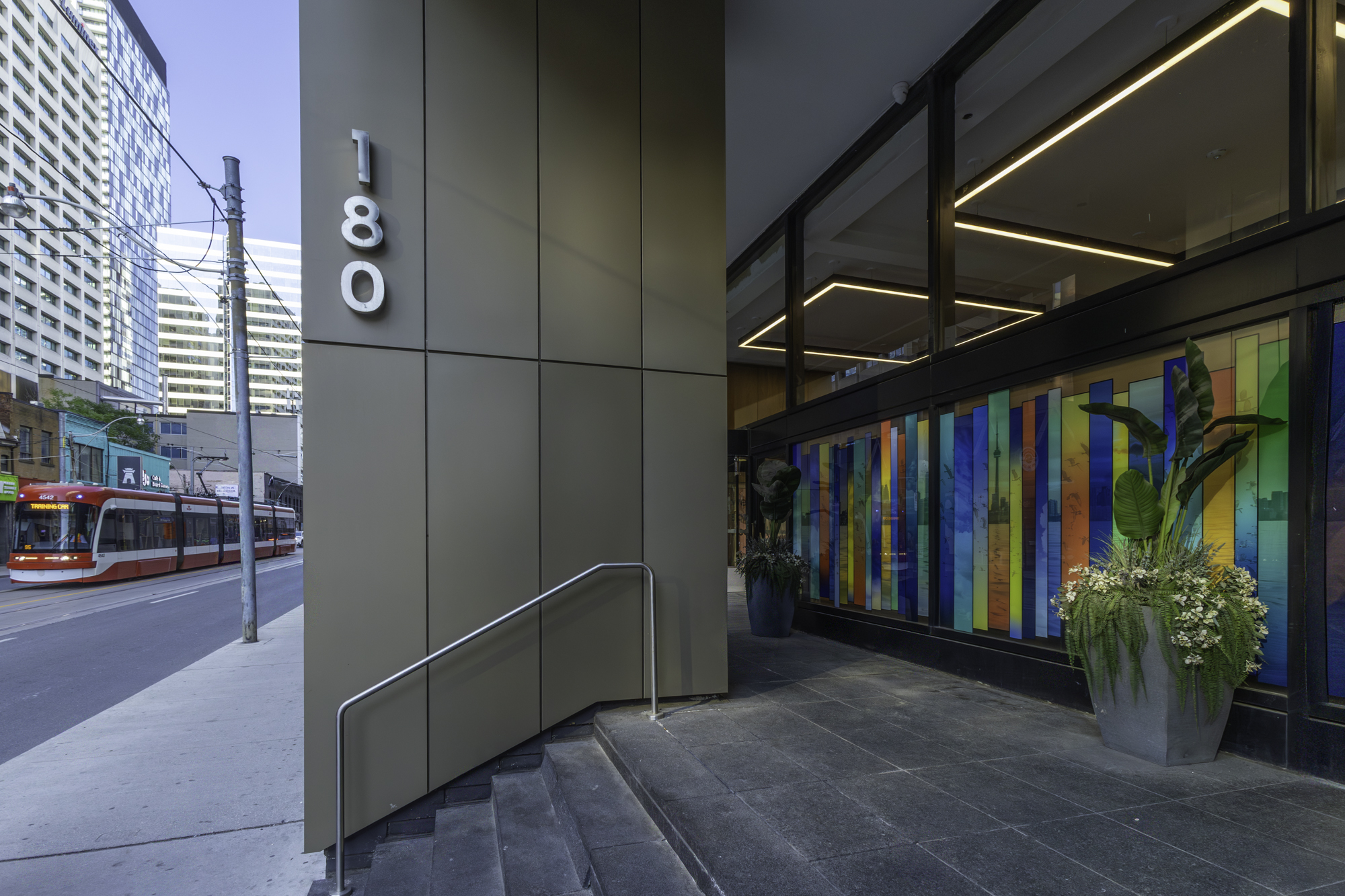 A Colourful New Addition to 180 Dundas St. West