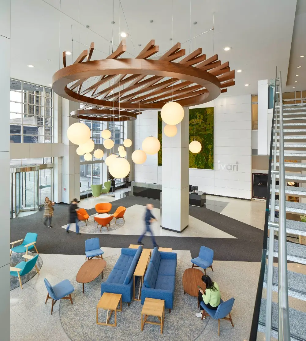 Collaborative Seating in Lobby