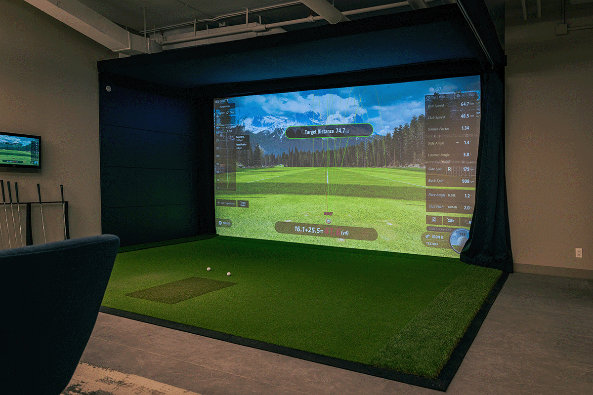 Tenant-Exclusive Golf Simulator 