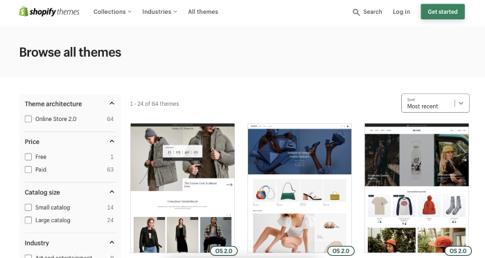 Shopify themes