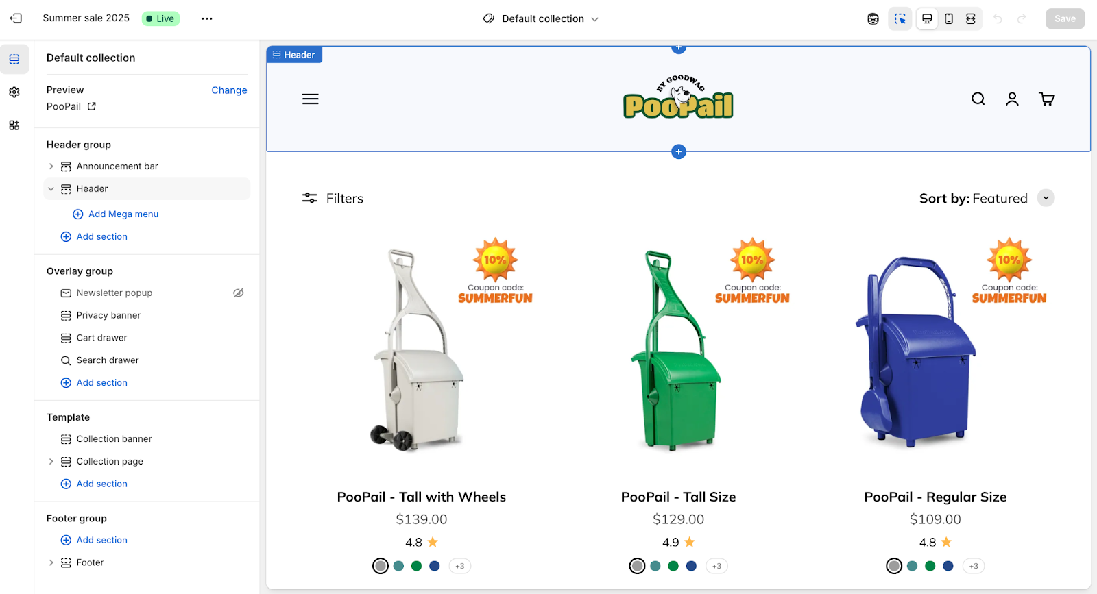 shopify header