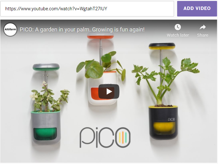 Kickstarter Video Hosting