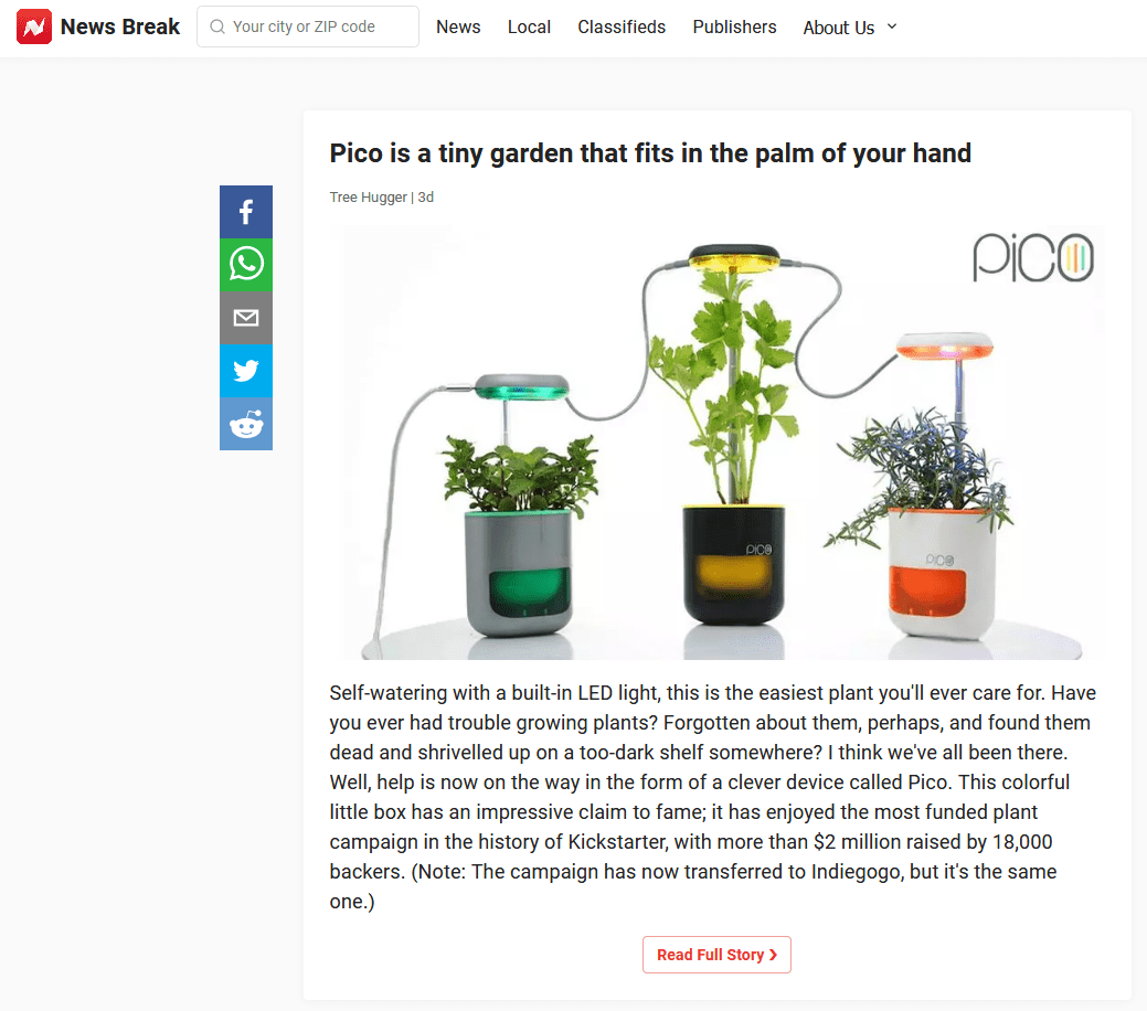 kickstarter success story of pico