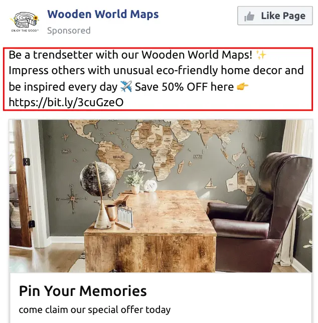 Enjoy The Wood Ads