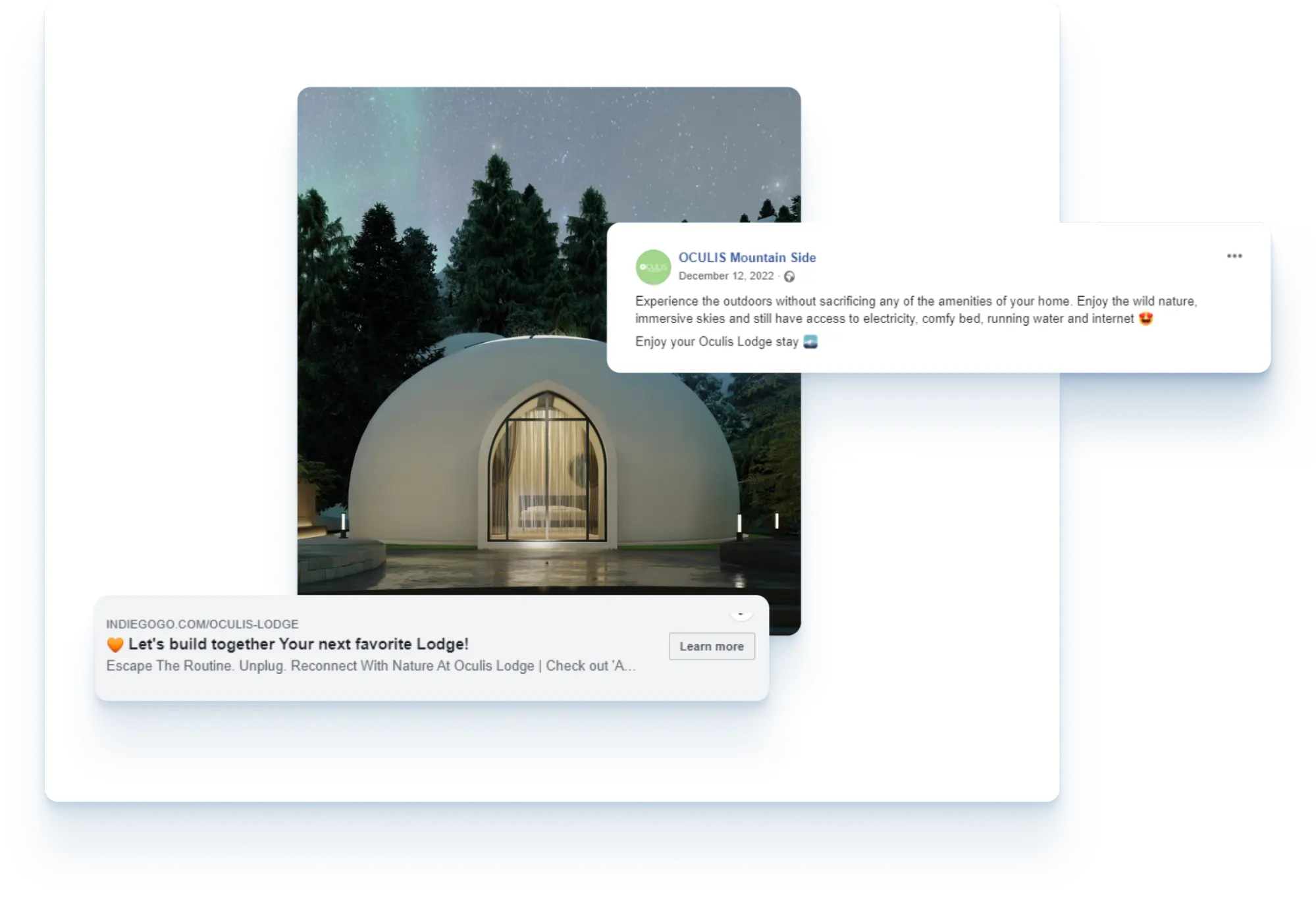 Hotel Crowdfunding Campaign Ads