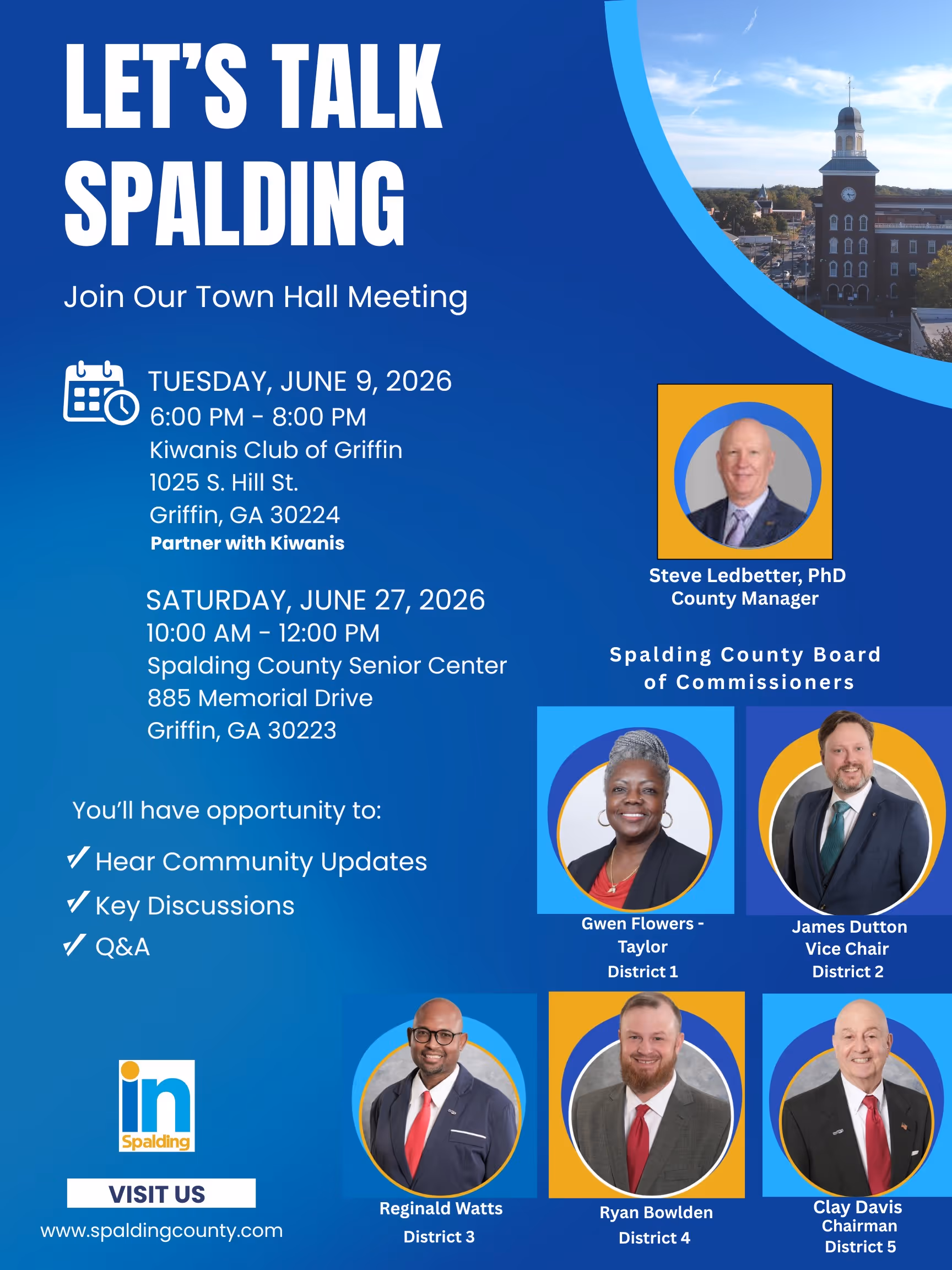 Spalding Leisure Services Bain Proctor Lifetime Volunteer Service Award recognizing outstanding commitment to community service, nominations due by Friday, March 20, 2026.