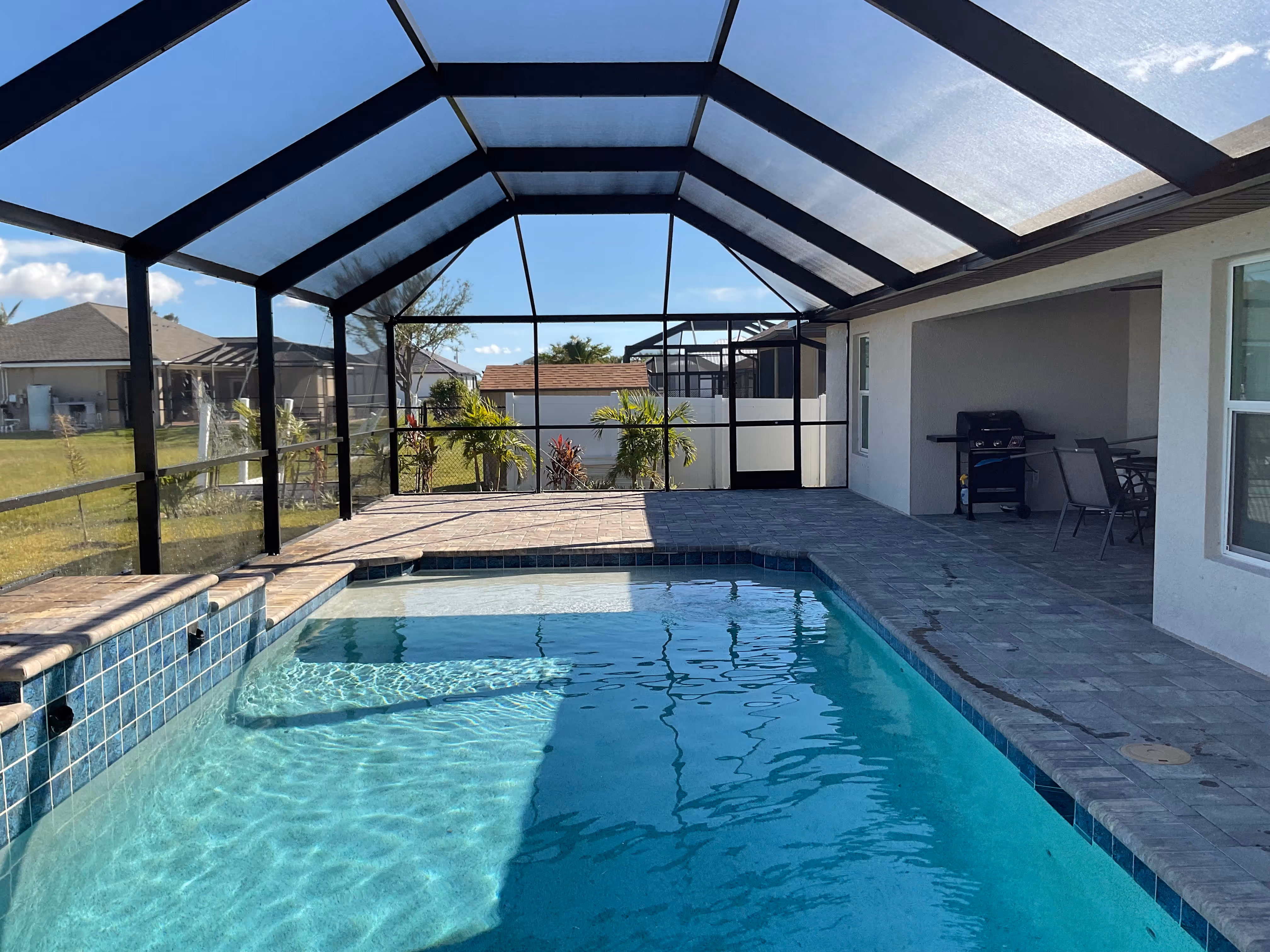 Pool screen enclosure installation South Florida — AB Aluminum & Screens