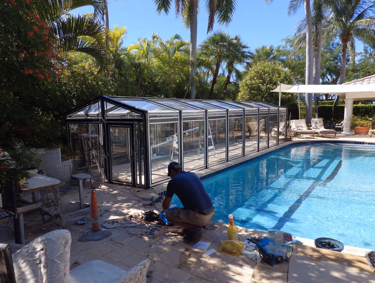 How Does Salt Air Cause Corrosion on Pool Cages?