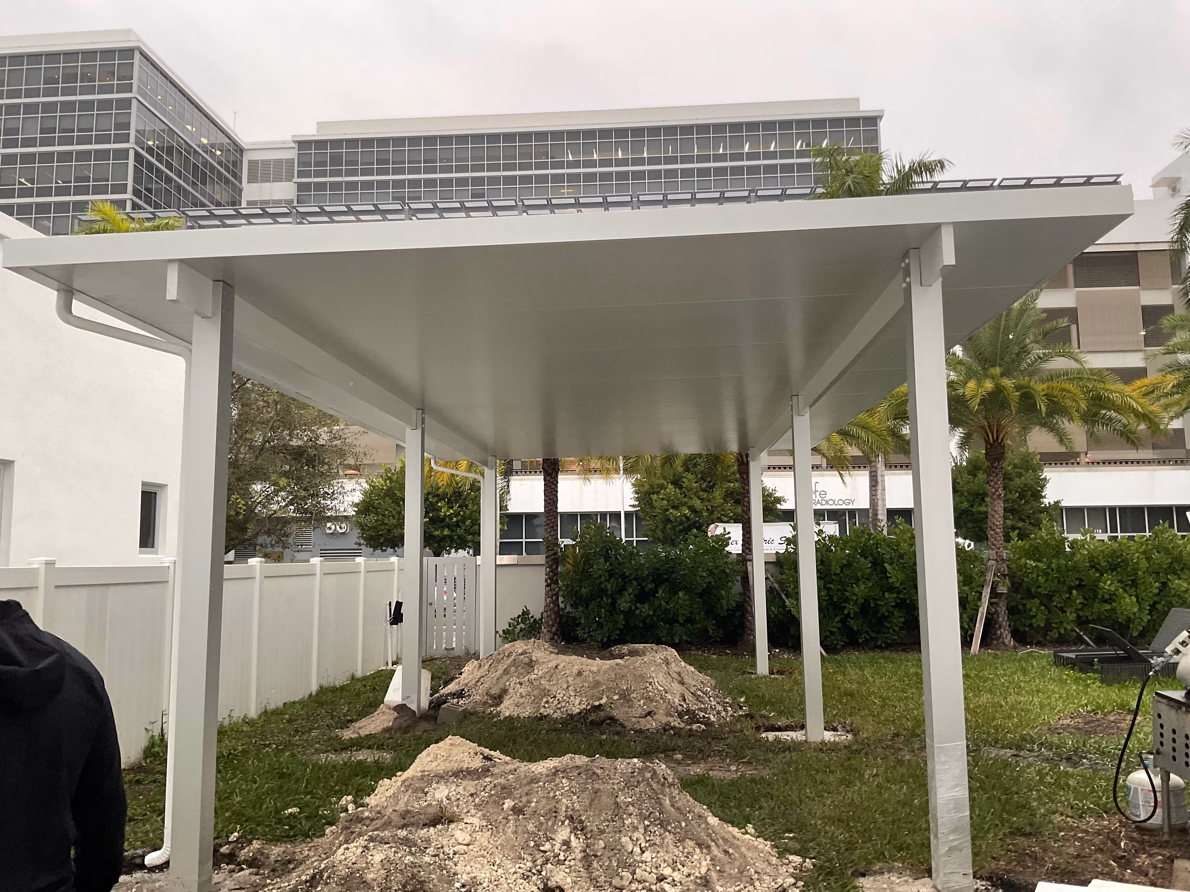 aluminum pergola in Southwest Ranches, South Florida