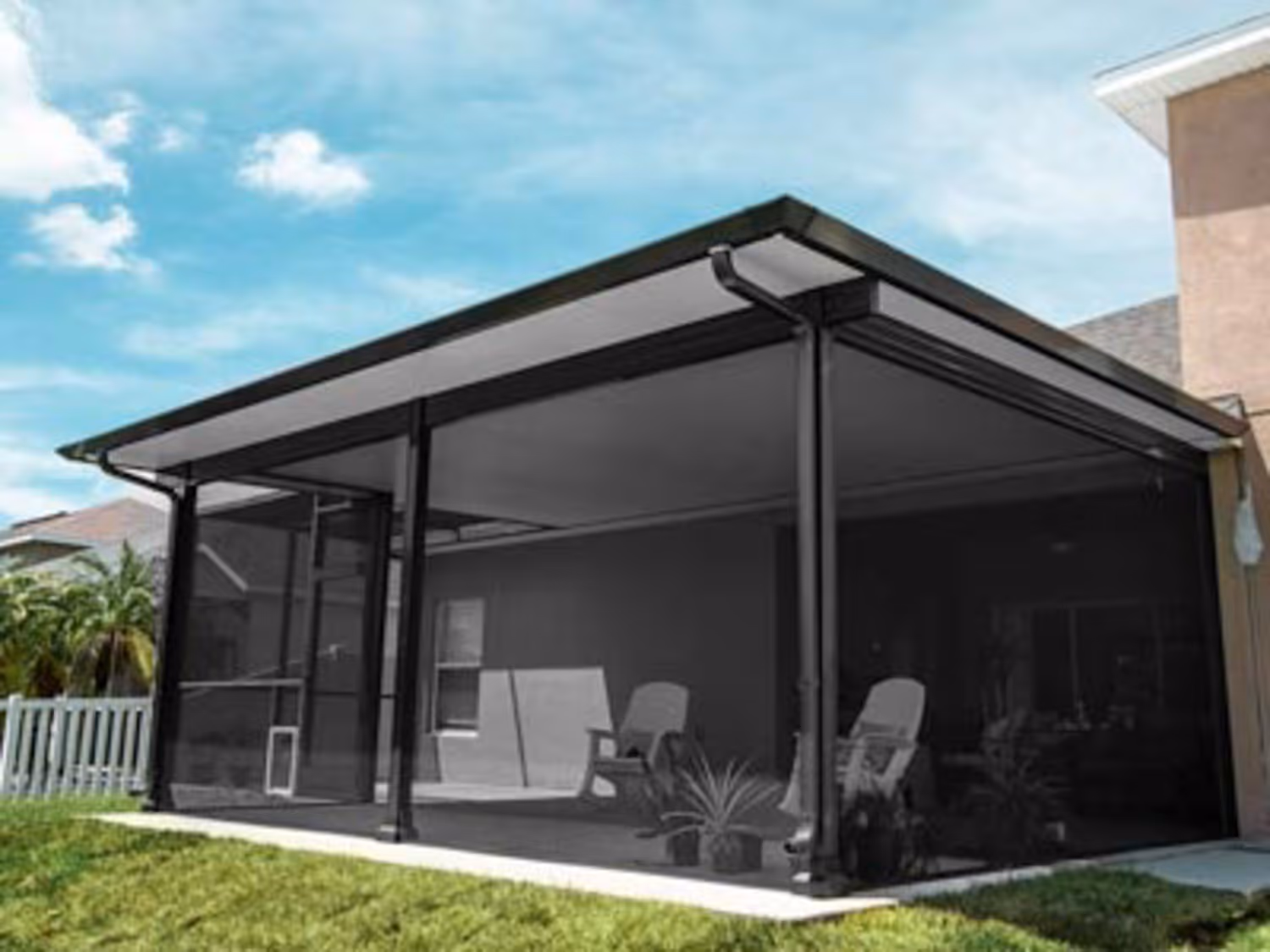 patio screen enclosure in Southwest Ranches, South Florida