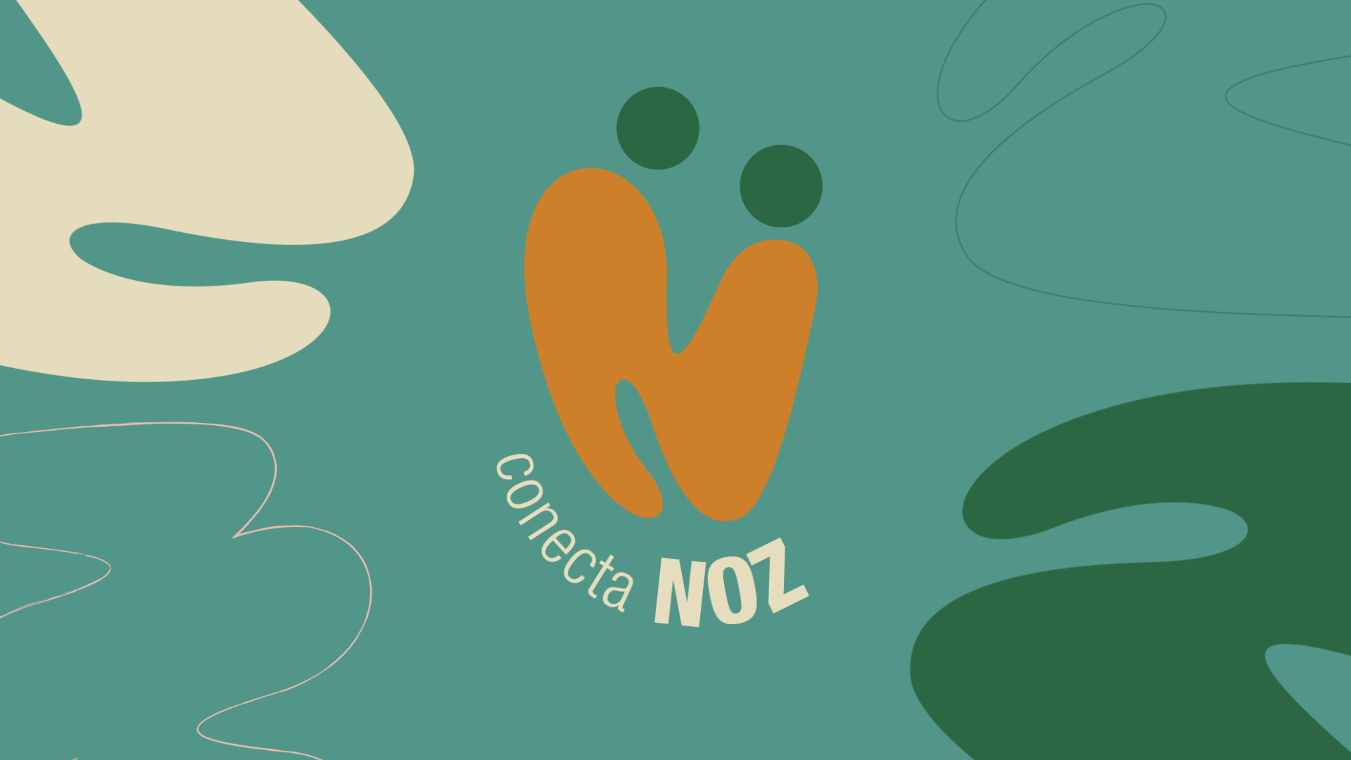 Conecta Noz logo green background