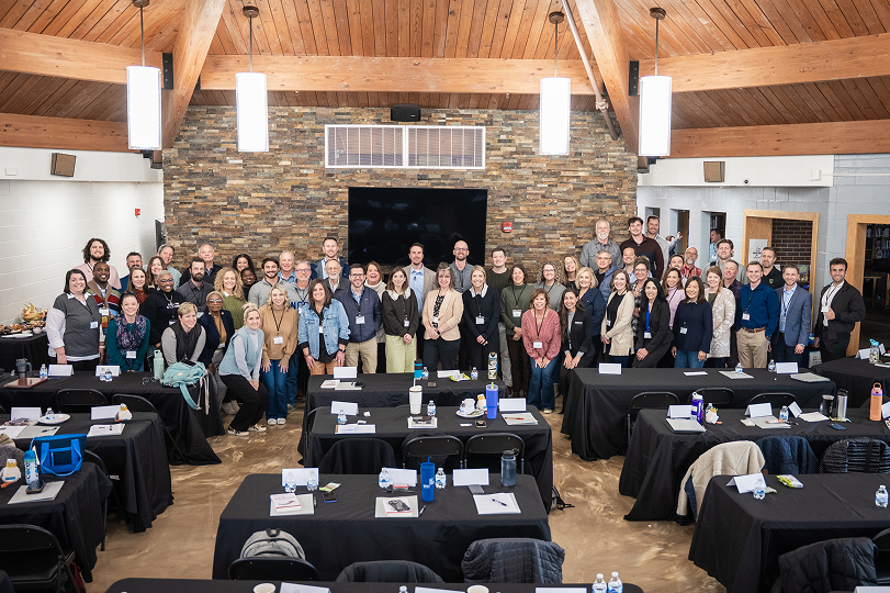 Stephen leads a group of educators and leaders gathered at a Santa Fe workshop