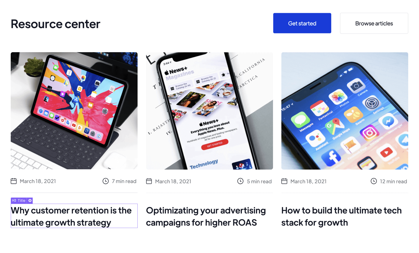 Dynamic Content - Technology Webflow Template