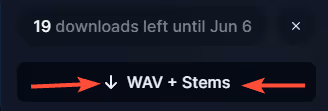 SOUNDRAW download stems