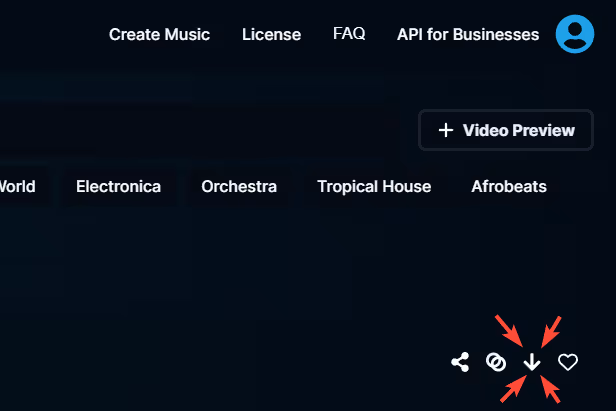 download stems on SOUNDRAW