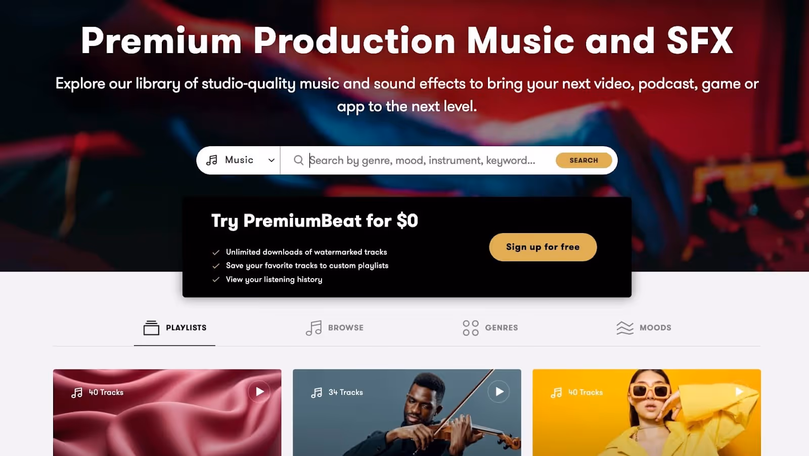 PremiumBeat royalty free music