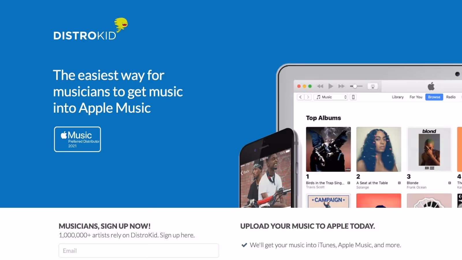 publish a song apple distrokid