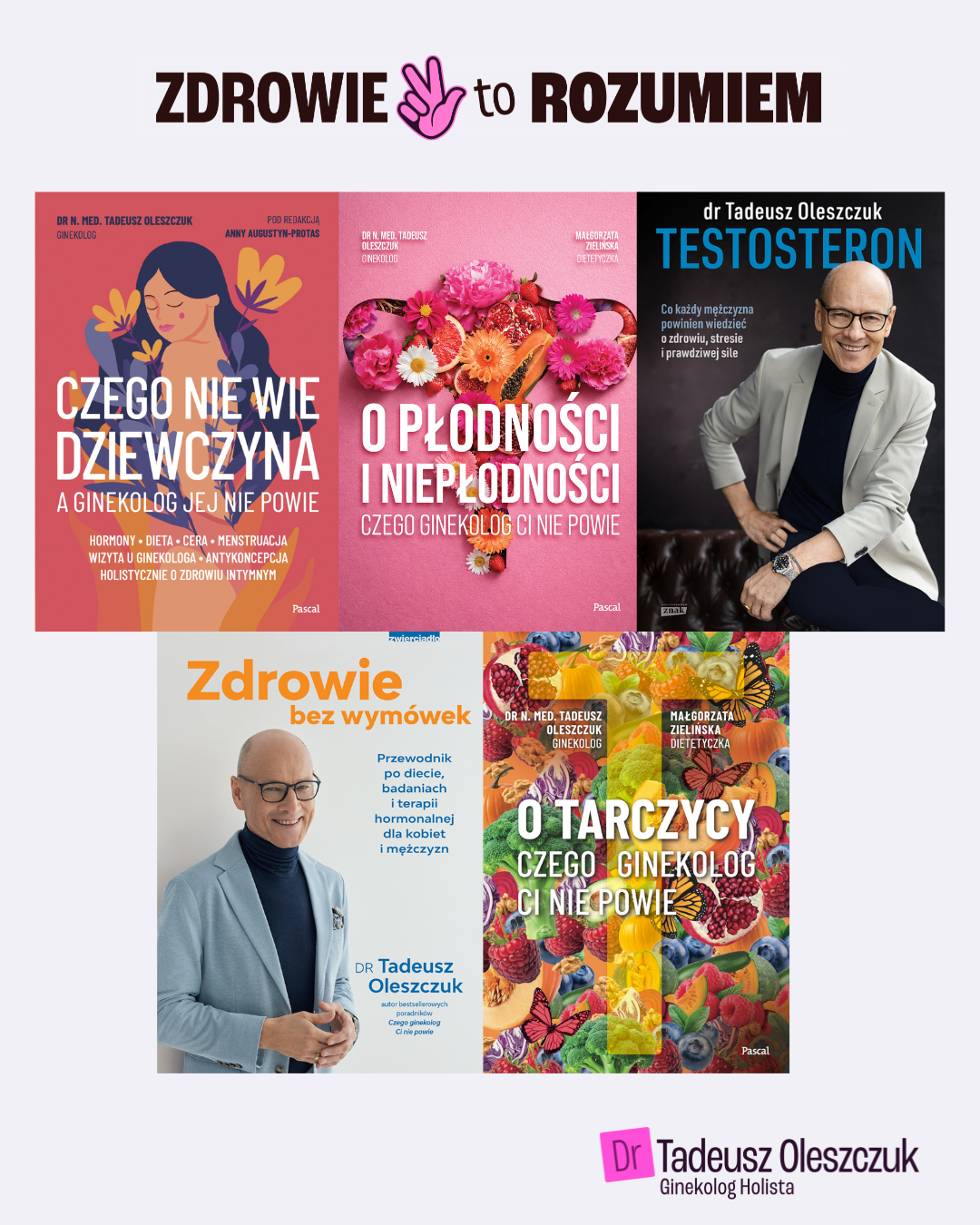 Książki dr. Tadeusza Oleszczuka