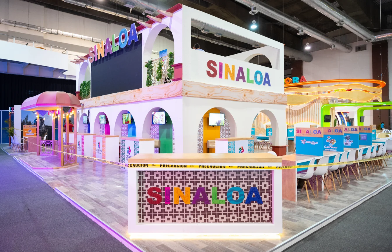 Stand de Sinaloa en feria turística