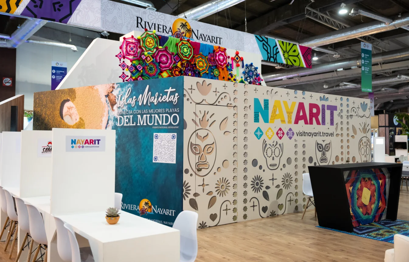 Stand de Nayarit en feria turística