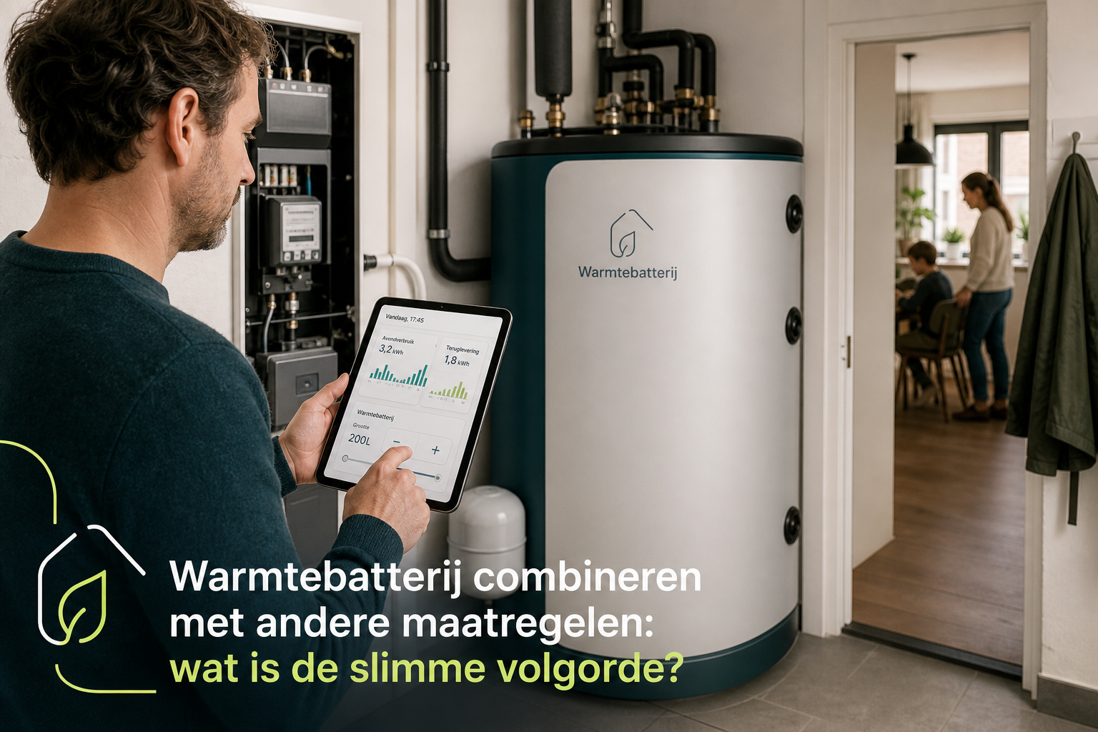Warmtebatterij combineren met andere maatregelen: wat is de slimme volgorde?