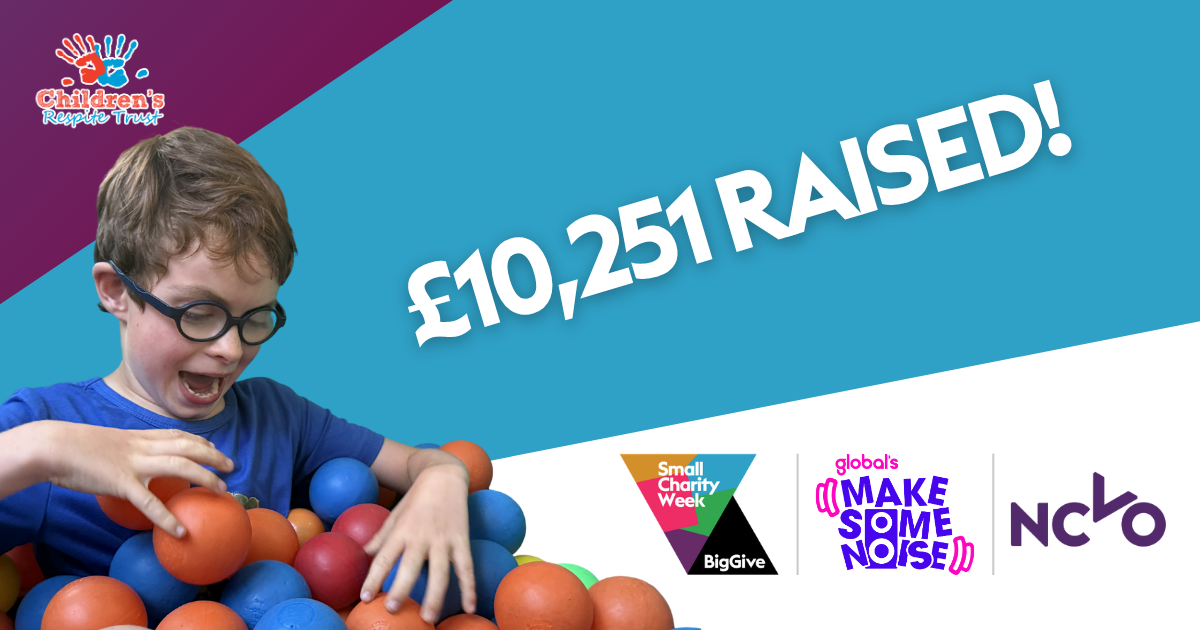 Thank You for Helping Us Raise £10,251 During Small Charity Week