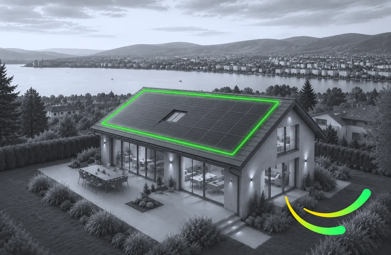 Einfamilienhaus mit Solaranlage