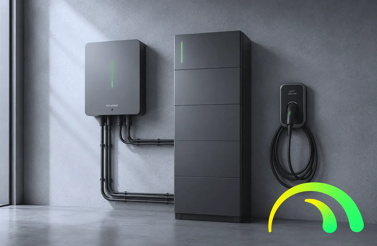 Batteriespeicher, Wallbox und Energiemanagement
