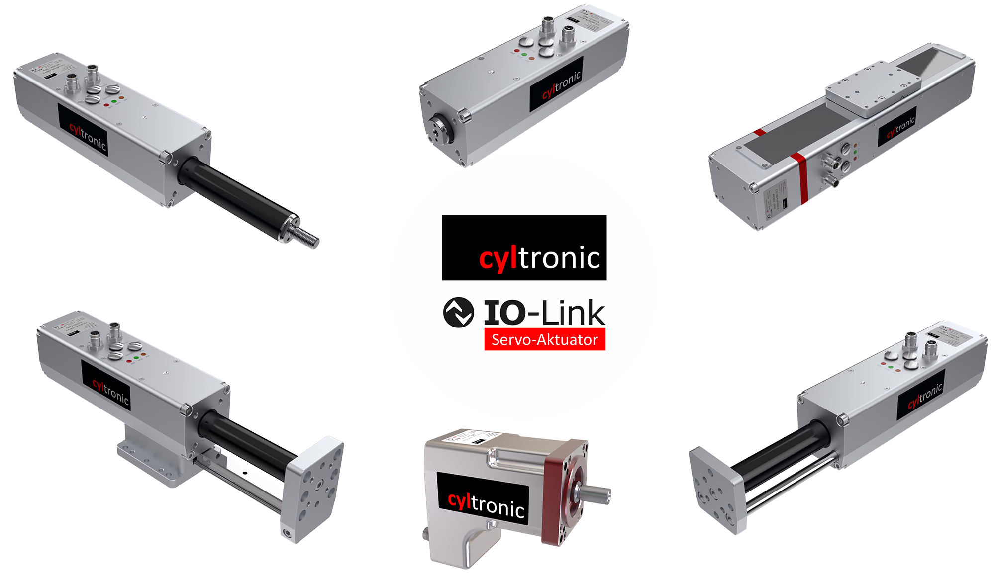 Verschiedene IO-Link Geräte von Cyltronic AG, Winterthur / Schweiz